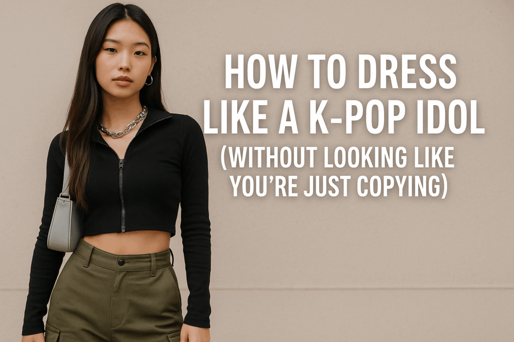 💫 How to Dress Like a K-pop Idol (Without Looking Like You’re Just Copying)