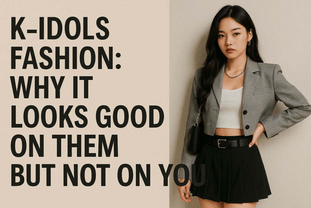K-Idols Fashion: Why It Looks Good on Them but Not on You — and How to Fix That IRL 💥