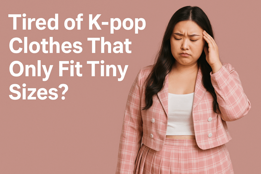 Tired of K-pop Clothes That Only Fit Tiny Sizes? Here’s How to Adapt Idol Looks for Any Body Type