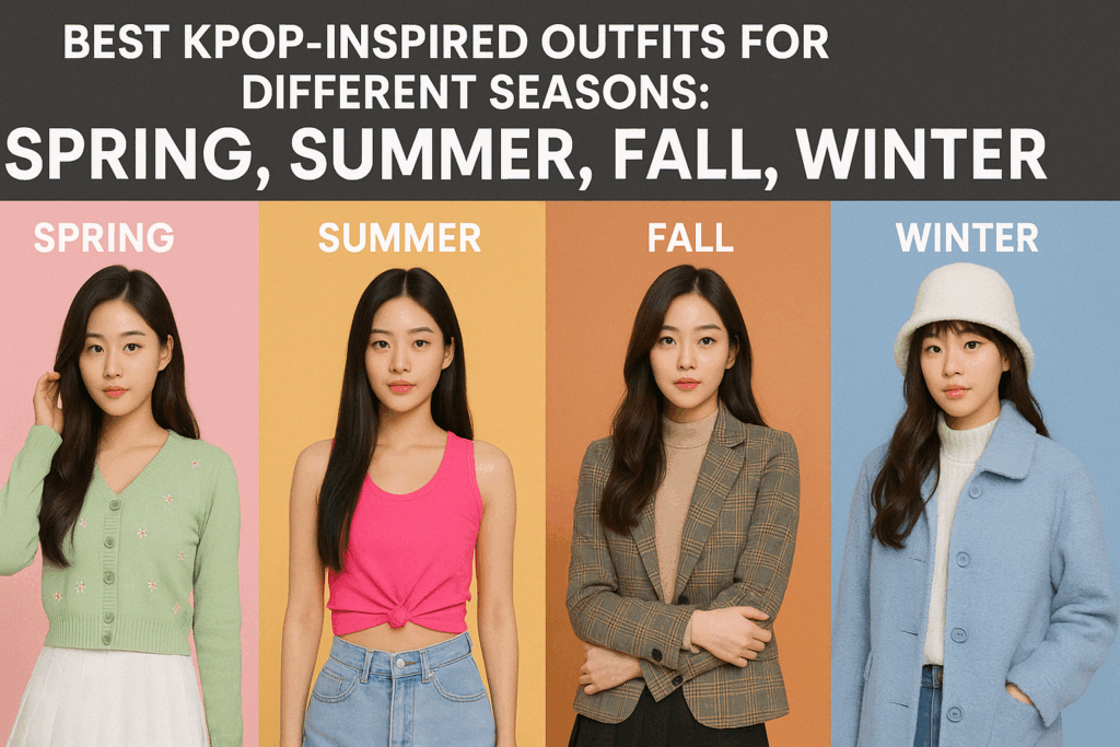 Best Kpop-Inspired Outfits for Different Seasons: Spring, Summer, Fall, Winter