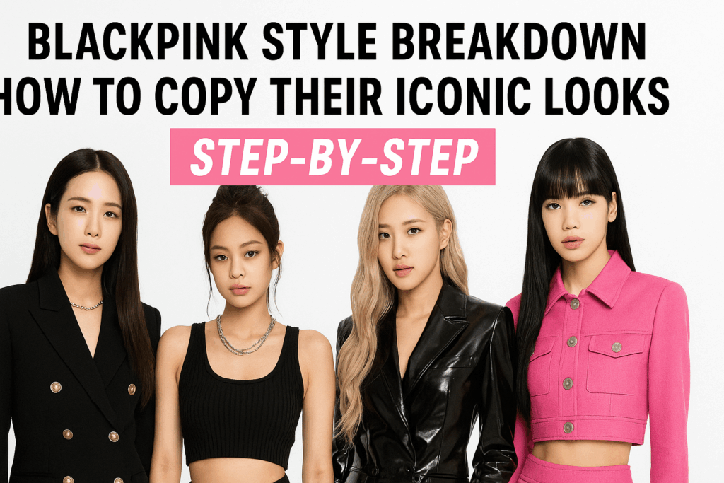 🔹 Blackpink Style Breakdown: How to Copy Their Iconic Looks Step-by-Step
