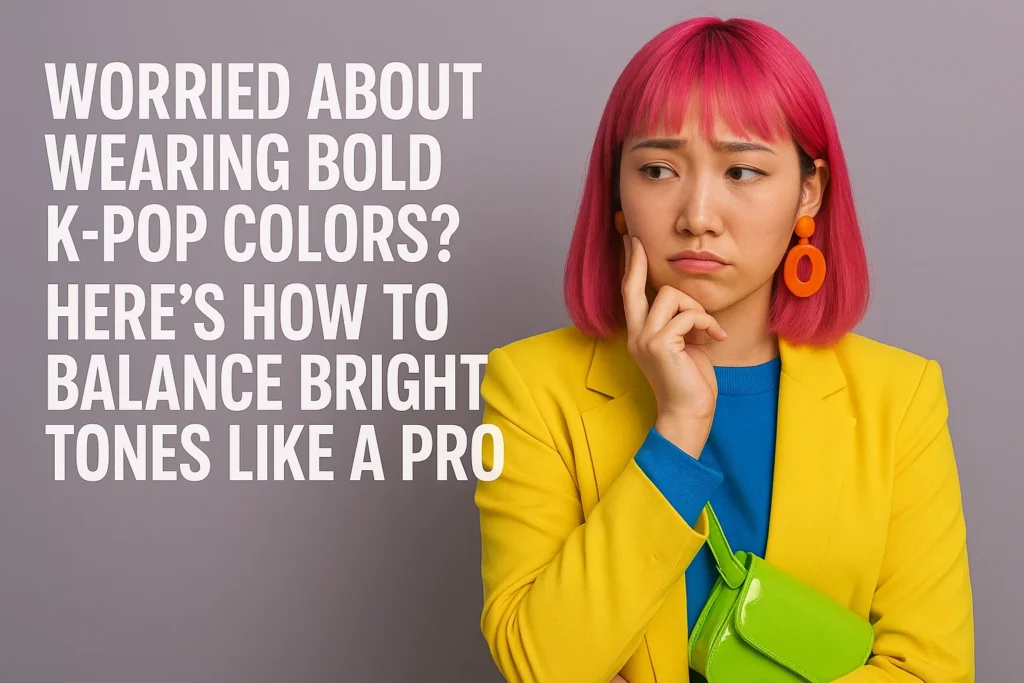 Worried About Wearing Bold K-Pop Colors? Here’s How to Balance Bright Tones Like a Pro