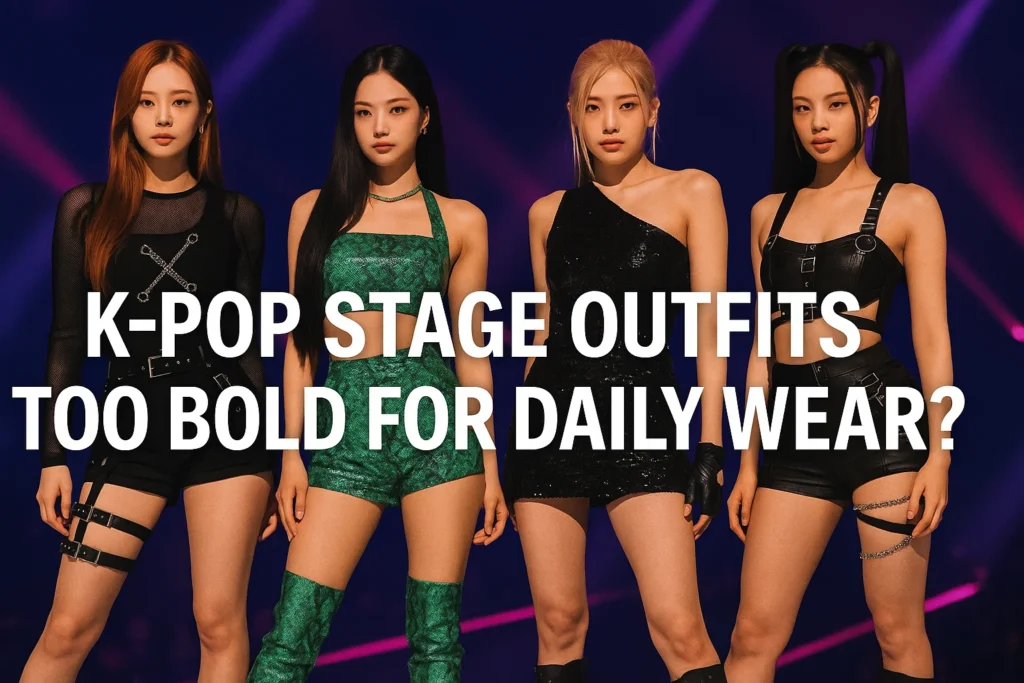 K-Pop Stage Outfits Too Bold for Daily Wear? Here’s How to Tone Them Down for the Street