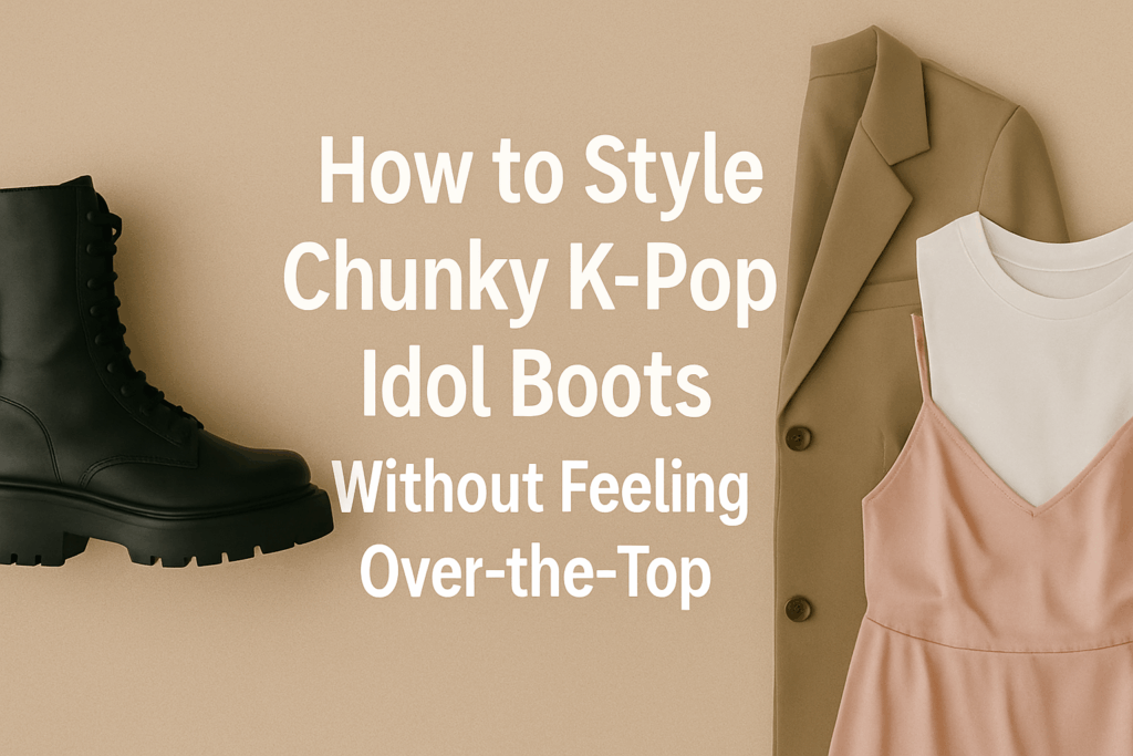 K-Pop Idol Boots Too Bold for You? Here’s How to Style Chunky Boots Without Feeling Over-the-Top