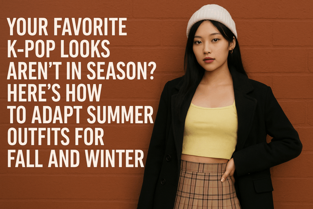 Your Favorite K-pop Looks Aren’t in Season? Here’s How to Adapt Summer Outfits for Fall and Winter