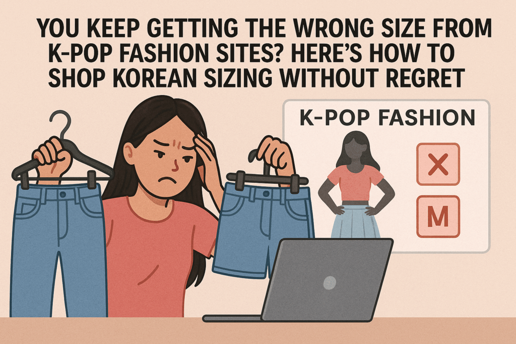 You Keep Getting the Wrong Size from K-pop Fashion Sites? Here’s How to Shop Korean Sizing Without Regret