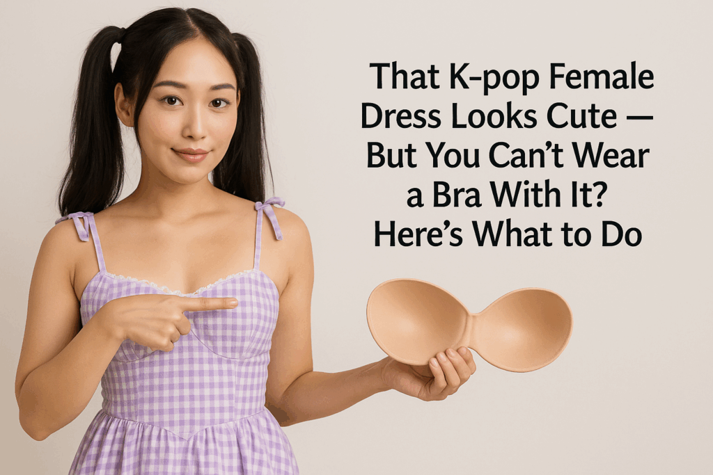 That K-pop Female Dress Looks Cute — But You Can’t Wear a Bra With It? Here’s What to Do