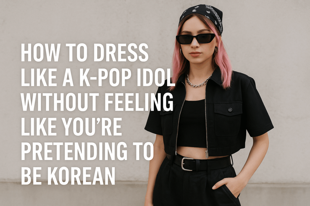How to Dress Like a K-pop Idol Without Feeling Like You’re Pretending to Be Korean