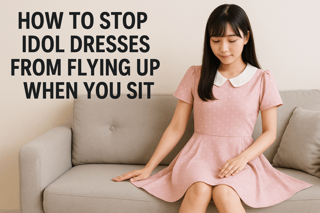 How to Stop K-pop Dresses from Flying Up When You Sit