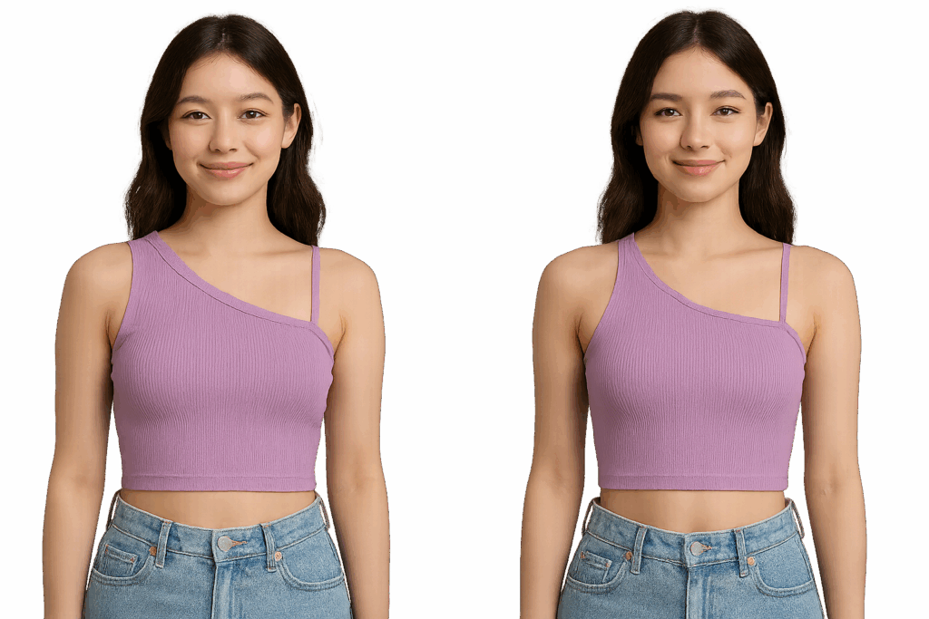 The same outfit, two totally different vibes. One’s giving "why is she lumpy?" the other? Idol-worthy. 💖
