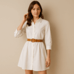✨ How to Add Shape to a Shirt Dress Without Looking Like You’re in a K-Pop Girl Group 💖