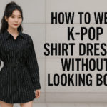👗 How to Wear K-pop Shirt Dresses Without Looking Boxy 💖