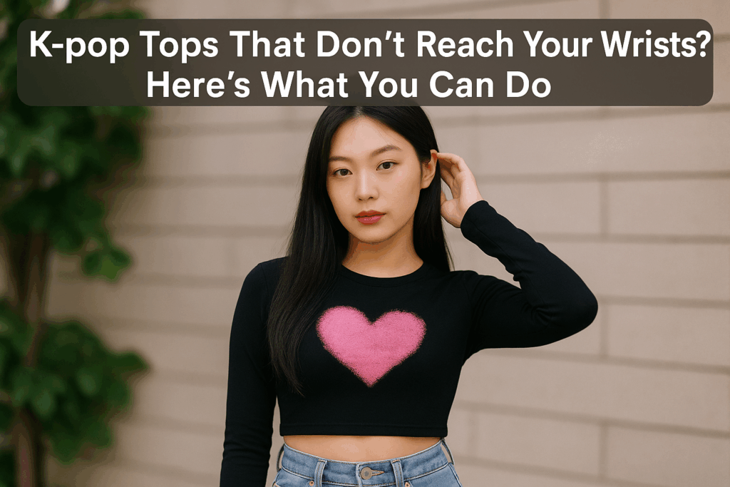 K-pop Tops That Don’t Reach Your Wrists? Here’s What You Can Do (Without Ditching the Look) 💡