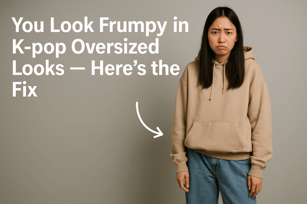You Look Frumpy in K-pop Oversized Looks — Here’s the Fix