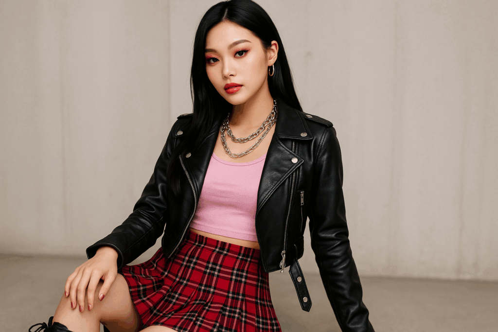 You Wanted Edgy Kpop Punk Fashion, But Just Looked Messy — Here’s the Real Styling Formula 💀✨