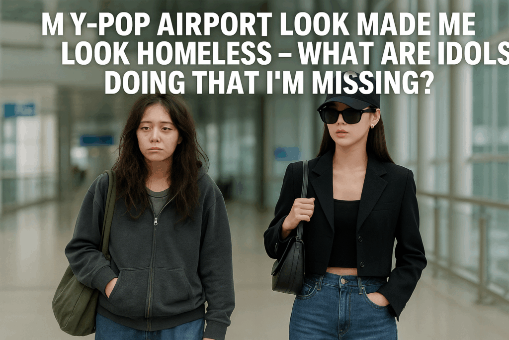 My K-pop Airport Look Made Me Look Homeless — What Are Idols Doing That I’m Missing?