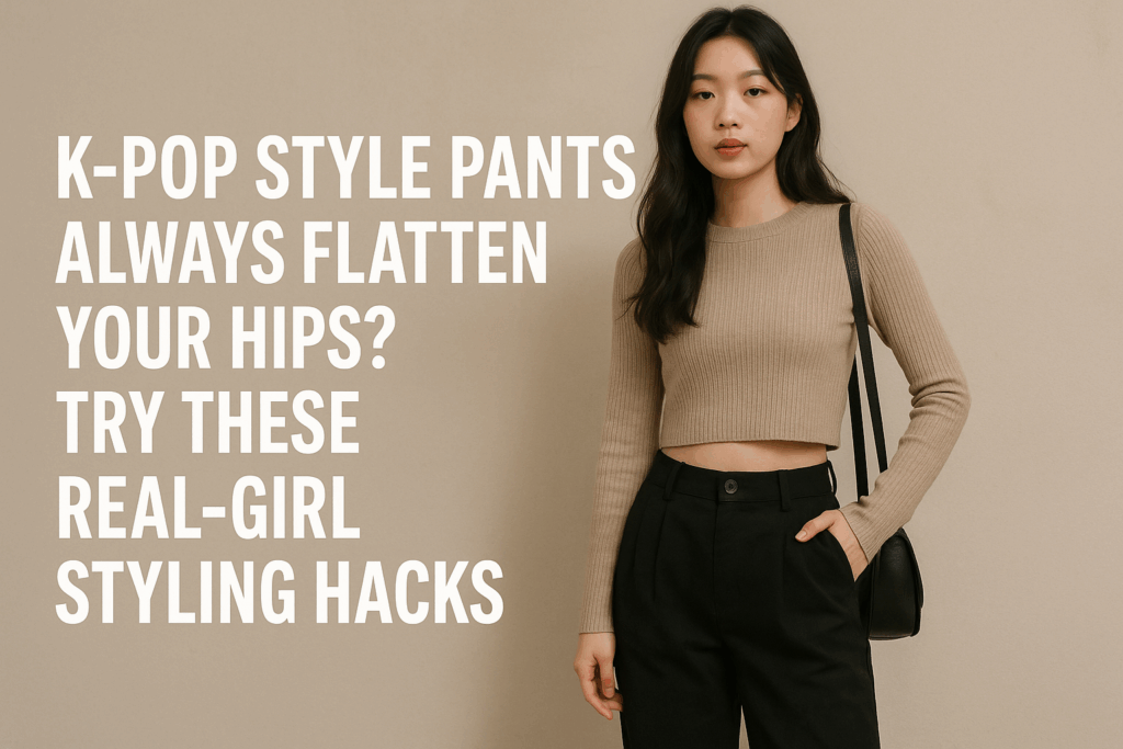 K-pop Style Pants Always Flatten Your Hips? Try These Real-Girl Styling Hacks