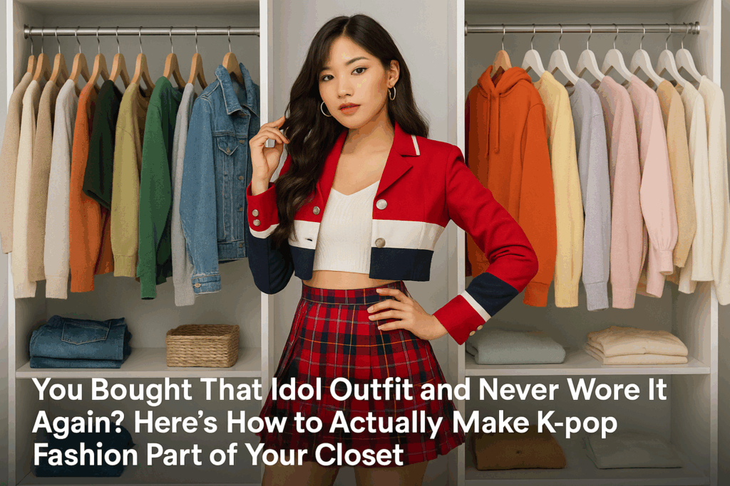 You Bought That Idol Outfit and Never Wore It Again? Here’s How to Actually Make K-pop Fashion Part of Your Closet 💔👗