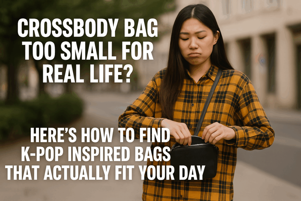 Crossbody Bag Too Small for Real Life? Here’s How to Find K-pop Inspired Bags That Actually Fit Your Day