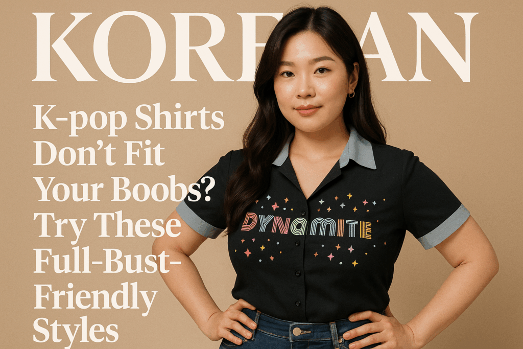 K-pop Shirts Don’t Fit Your Boobs? Try These Full-Bust–Friendly Styles