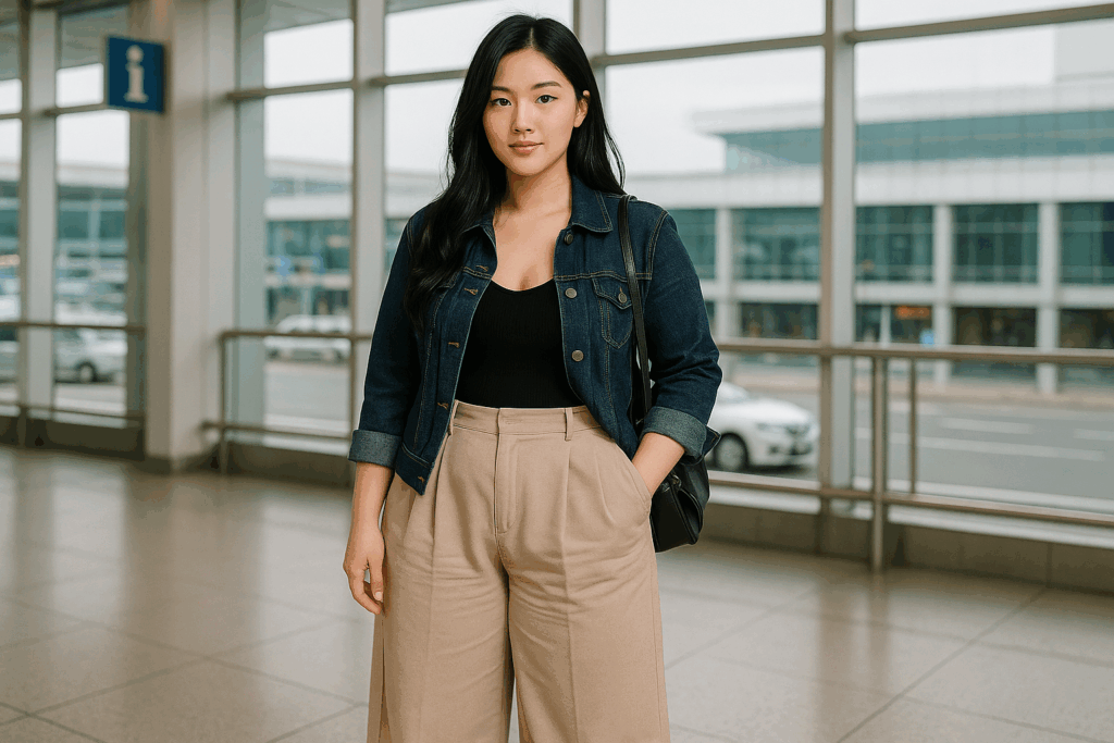 Wide-Leg K-pop Pants Make You Look Bigger? Try These Curve-Flattering Styles 💃