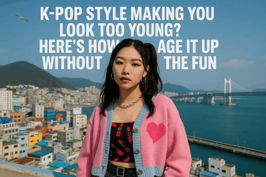 K-pop Style Making You Look Too Young? Here’s How to Age It Up Without Losing the Fun 🎓✨
