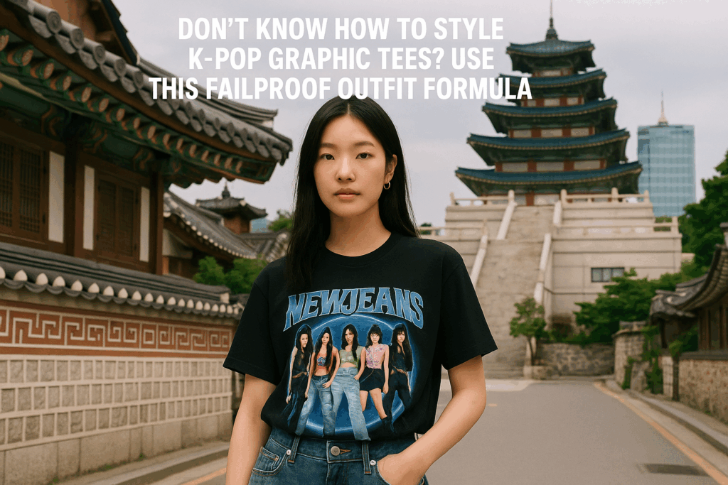 Don’t Know How to Style K-pop Graphic Tees? Use This Failproof Outfit Formula 🔥