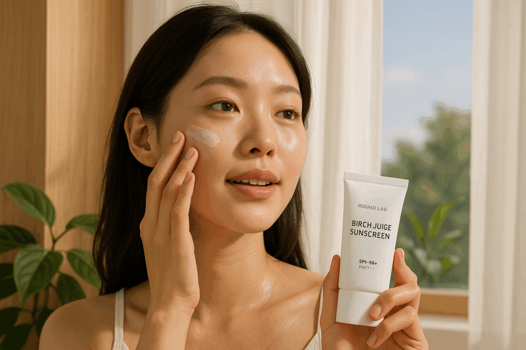Sunscreen Not Lasting? K-Beauty’s ROUND LAB Birch Juice SPF Stays Strong for 10+ Hours