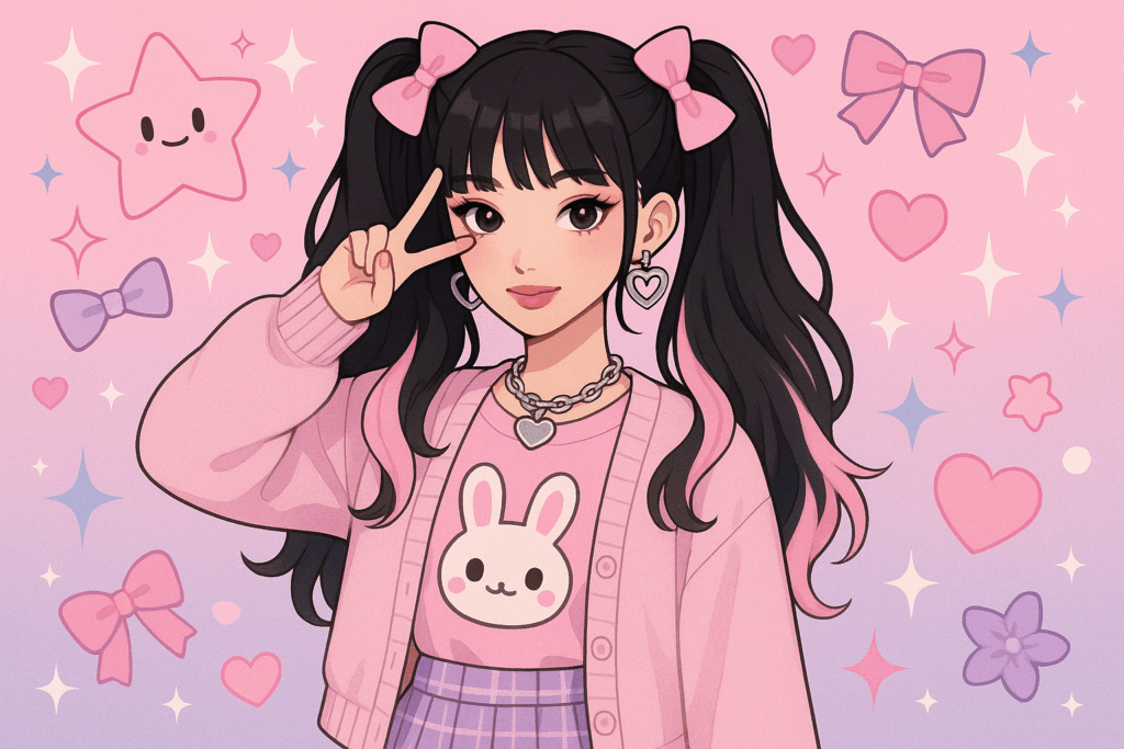 How to Blend Kawaii Japanese and K-pop Aesthetics into One Bold Style