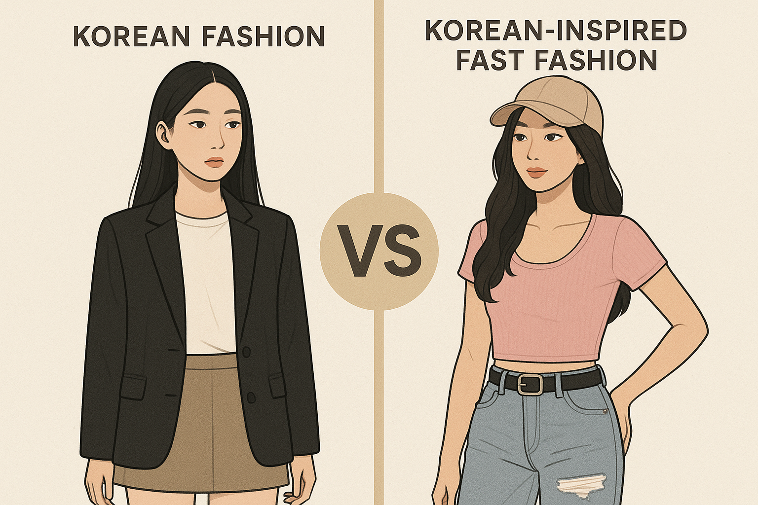 What’s the Difference Between Korean Fashion and Korean-Inspired Fast Fashion?