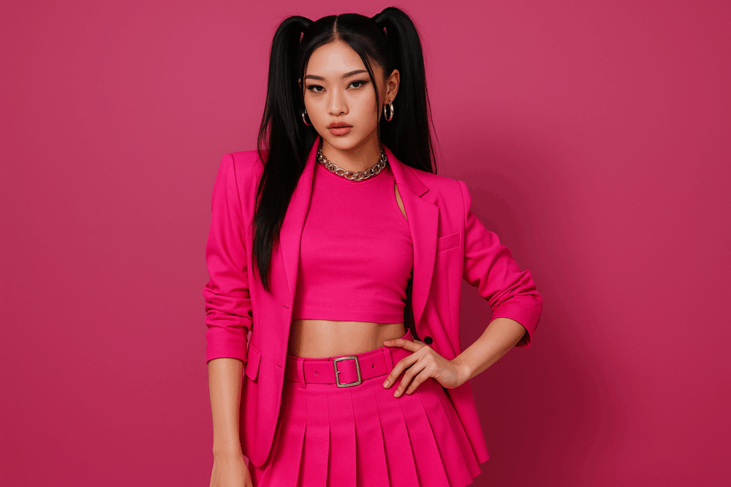 Hot Pink Kpop Outfits That Aren’t Overly Girly